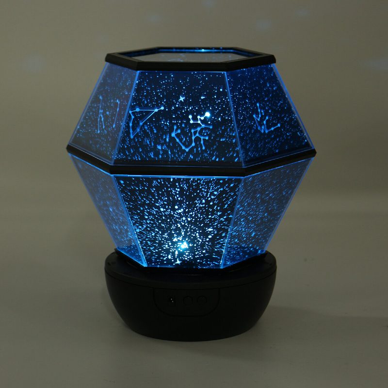 3 Štýly Farebného Hviezdneho Neba Light Led Projektor Hudba Romantická Lampa Nočné Svetlo