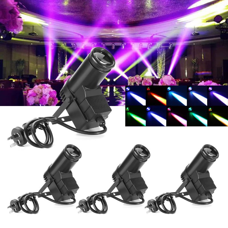 30w Rgbw Led Dmx512 Stage Light Pinspot Beam Spotlight 6ch Pre Dj Disco Party Ktv