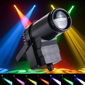 30w Rgbw Led Dmx512 Stage Light Pinspot Beam Spotlight 6ch Pre Dj Disco Party Ktv