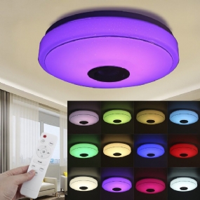 33cm 100w Bluetooth Wifi Led Stropné Svetlo Rgb Hudobný Reproduktor Stmievateľná Lampa App Diaľkové Ovládanie 110-245v