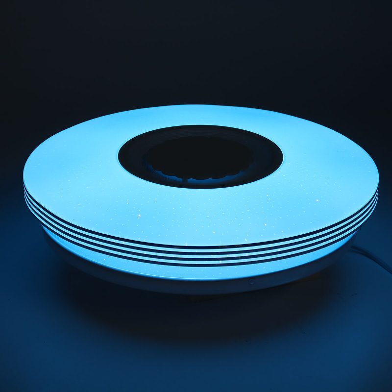 34 cm Led Stropné Svetlo Rgb Bluetooth Hudobný Reproduktor Stmievač App Diaľkové Ovládanie Lampy