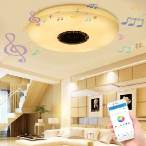 36 W 60 W Moderné Led Hudobné Stropné Svetlo Bluetooth Reproduktor Viacfarebná Lampa Do Spálne Ac220v