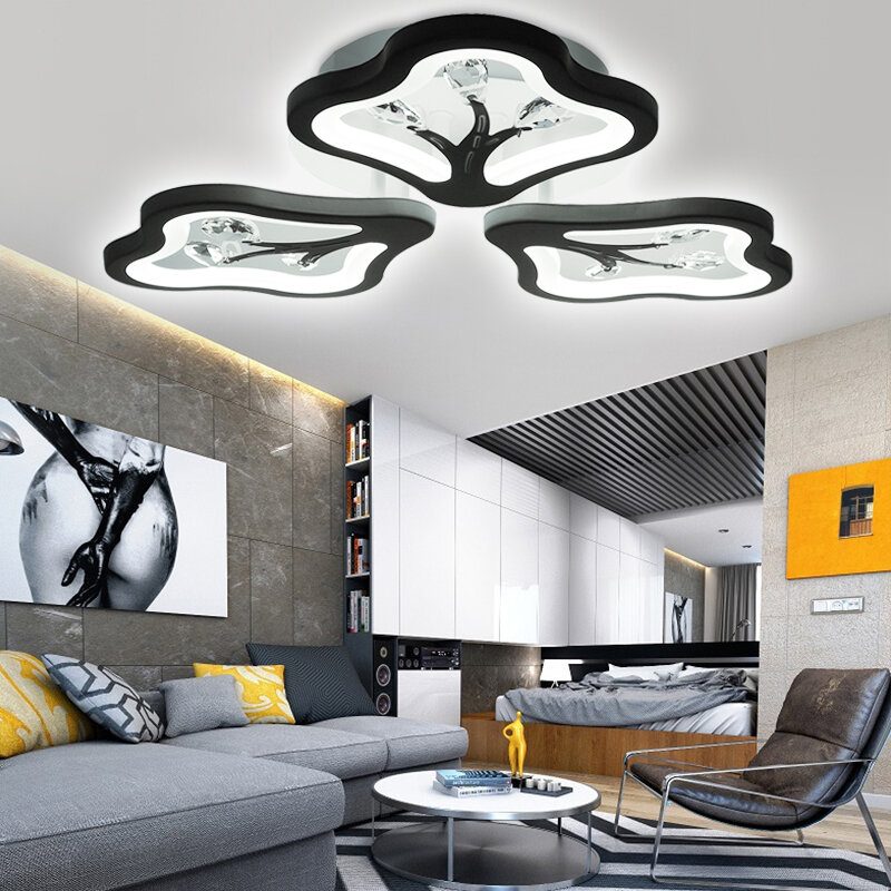 360led 4000lm Postmoderné Stropné Svietidlo Led Lustre Do Spálne + Diaľkové Ovládanie