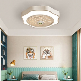 36w 110/220v Stropný Ventilátor S Osvetlením Led Svetlo Plynulé Stmievanie Nastaviteľná Rýchlosť Vetra Diaľkové Ovládanie Bez Batérie Moderné Led Stropné Svietidlo Do Spálne Obývacia Izba Jedáleň