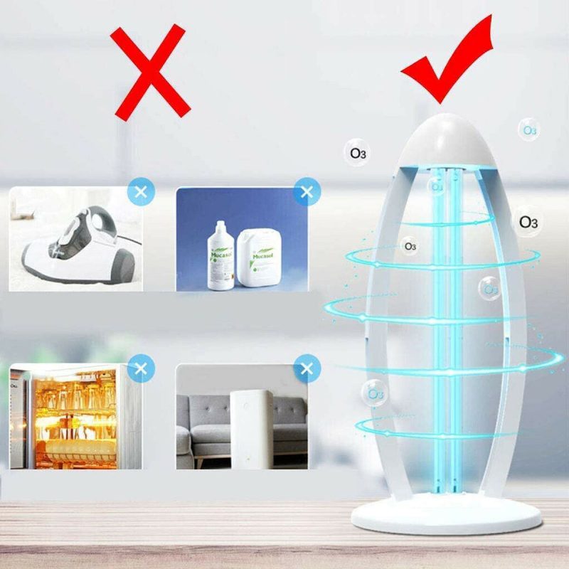 38w Uvc Ozónová Ultrafialová Germicídna Lampa Uv Sterilizačné Kremenné Svetlá 220 V