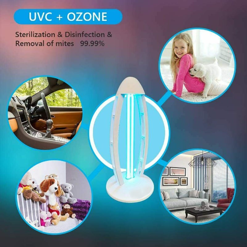 38w Uvc Ozónová Ultrafialová Germicídna Lampa Uv Sterilizačné Kremenné Svetlá 220 V