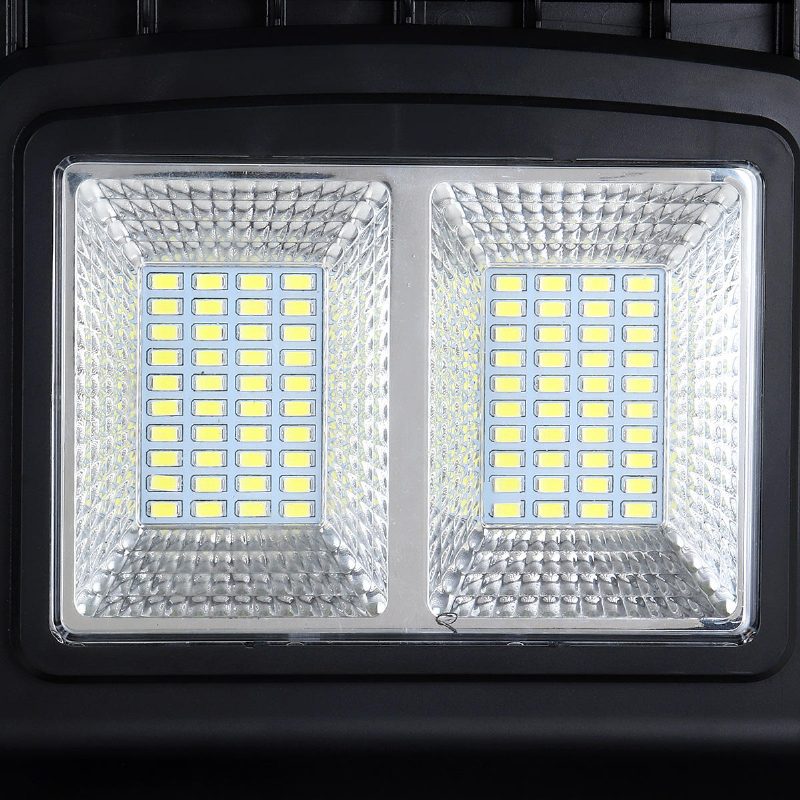 40w 80 Led Solárne Pouličné Svietidlo Pir Pohybové Senzorové Nástenné Časovacie S Diaľkovým Ovládaním