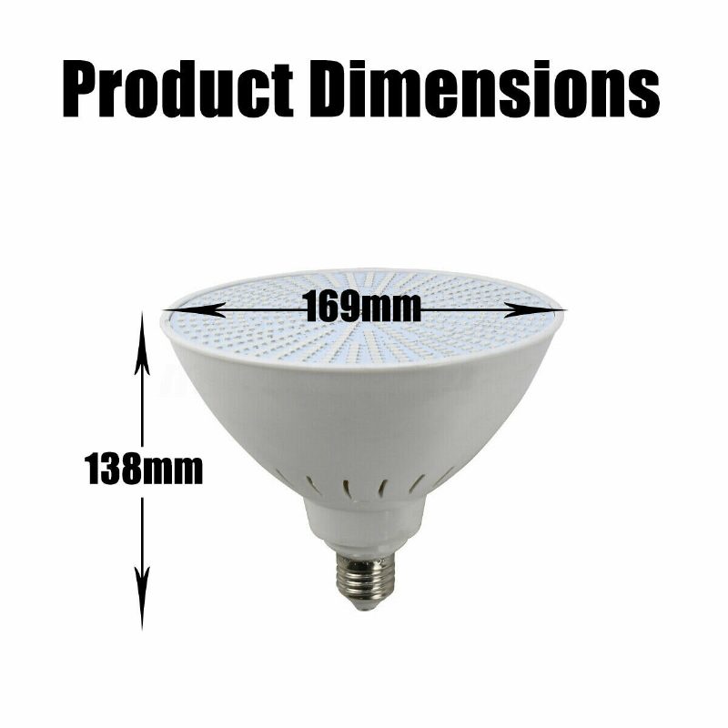 423led 40w Led Na Zmenu Farby Svetlo Do Bazéna Podvodné Rgb Žiarovka Na Diaľkové Ovládanie Pentair Hayward