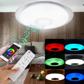 48w 108led Stmievateľné Rgb Stropné Svetlo Zapustená Montáž Bluetooth Music Speaker Ovládanie App