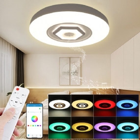 50 cm 220 V Led Rgb Hudobné Stropné Svetlo Inteligentná Stropná Lampa Bluetooth App/diaľkové Ovládanie