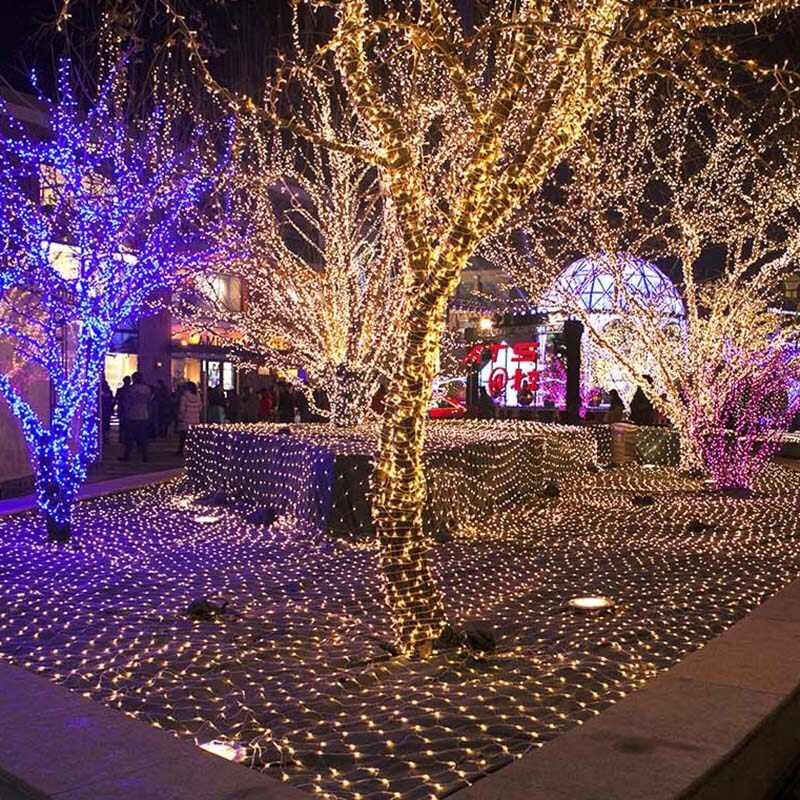 500 Led 100 M Struna Rozprávkové Svetlo 8 Režimov Vodotesné Vianočná Párty Svadobný Záves Ozdoby Na Vianočný Stromček Svetlá