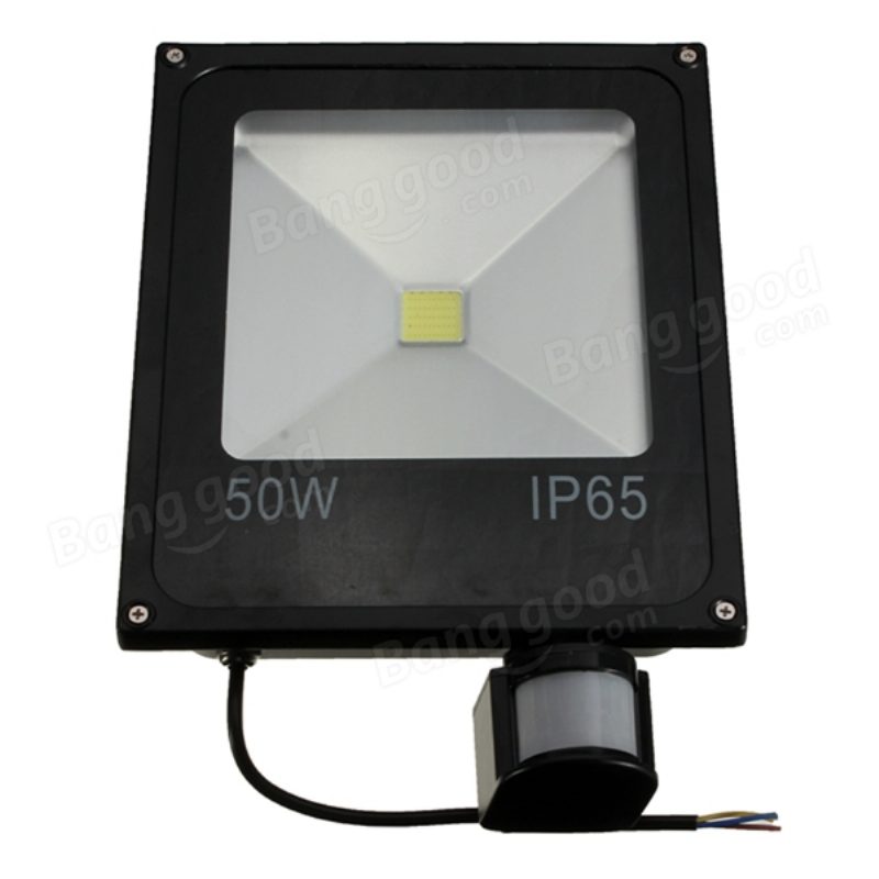 50w Pir Pohybový Senzor Led Flood Light Ip65 Teplé/studené Biele Osvetlenie