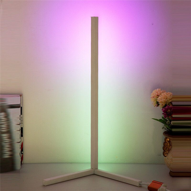 52cm Led Rgb Farba Meniaca Sa Rohová Stojaca Lampa S Viacfarebným Diaľkovým Ovládaním