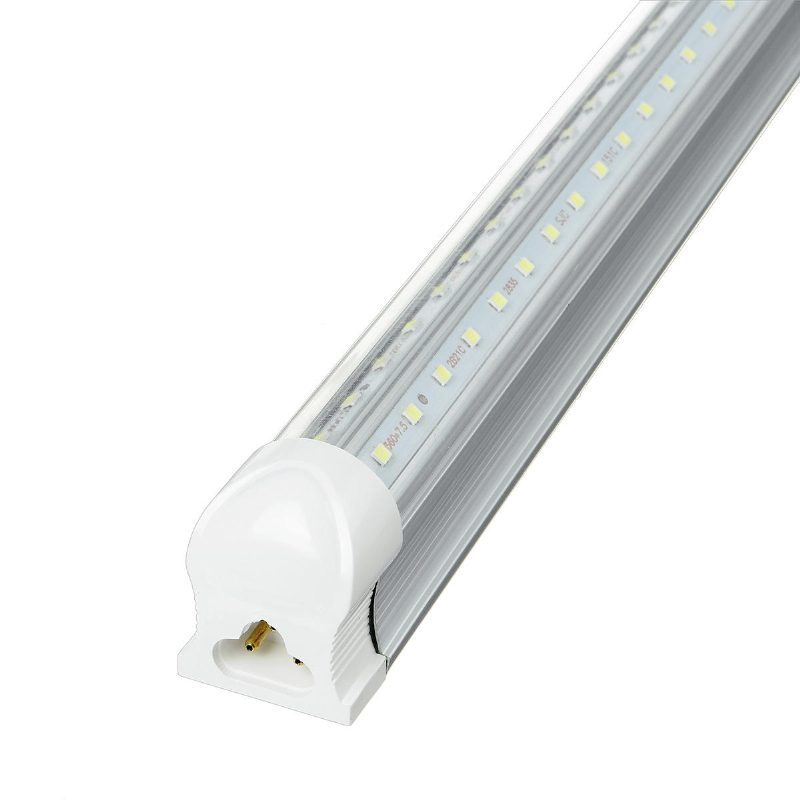 5pcs Ac85-265v 60cm/90cm/120cm T8 V-shape 2835 Led Trubicové Žiarivkové Svetlo Pre Dielňu Na Parkovanie Supermarketov