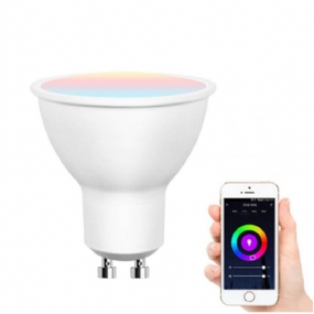 5w Gu10 Rgb Wifi Smart Bulb Ovládanie App Hlasové Funguje S Google Assistant Alexa