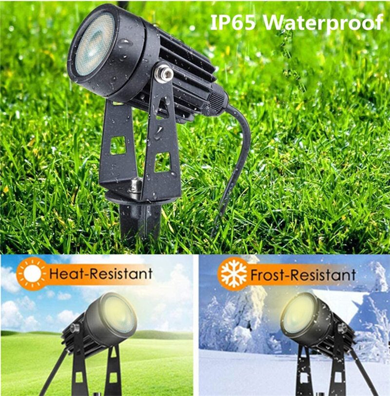 6 Ks Rgb Led Záhradné Bodové Svetlá Vonkajšie Reflektory Landscape Lamp Remote