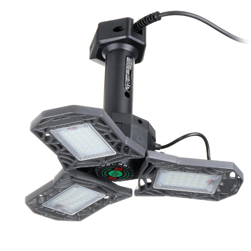 60w 80w Led Garáž Obchod Práca Flood Light Domáce Stropné Svietidlo Deformovateľná Lampa Ac85-265v