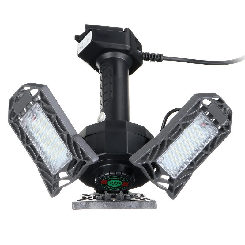 60w 80w Led Garáž Obchod Práca Flood Light Domáce Stropné Svietidlo Deformovateľná Lampa Ac85-265v