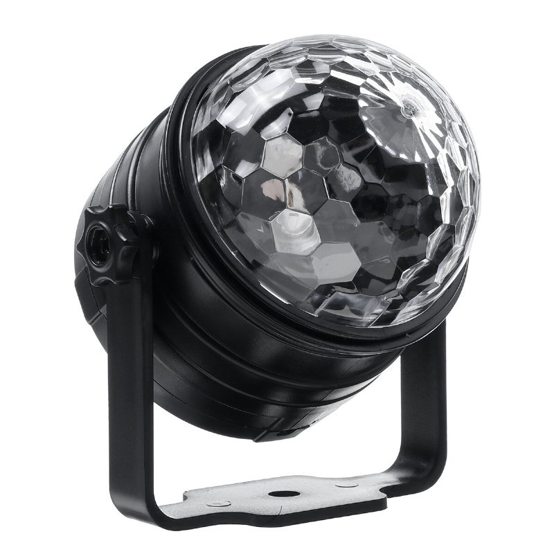 6w 110-240v 6 Režimov Rgb Disco Party Svetlá Stroboskop Led Dj Ball Zvuk Aktivovaná Žiarovka Tanečná Lampa Sviatočná Výzdoba