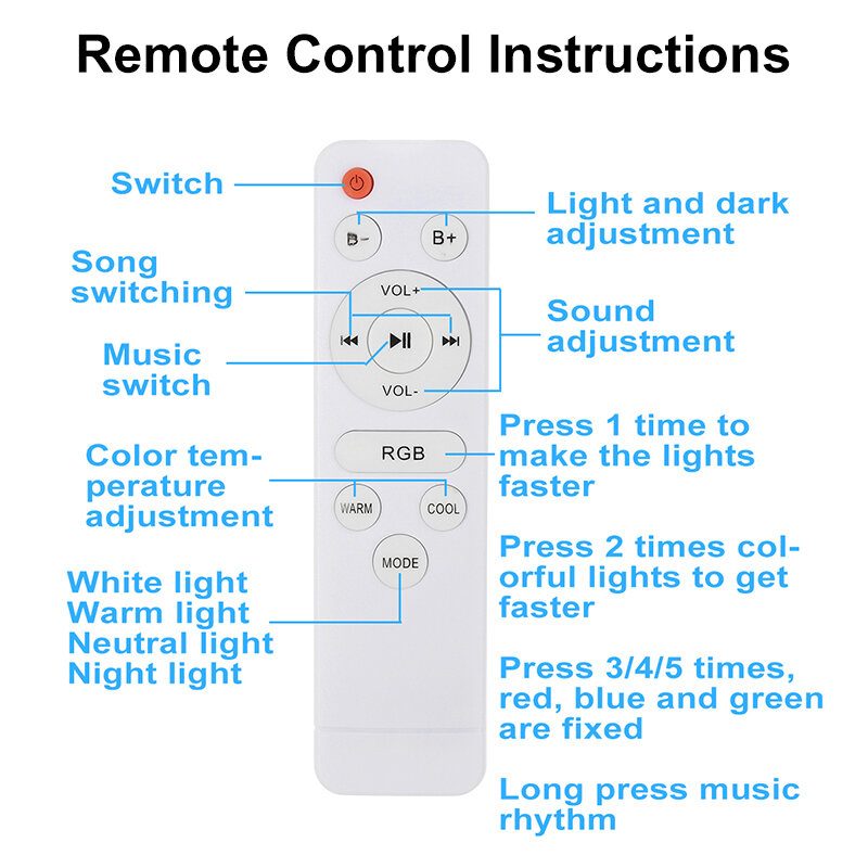 72w Inteligentné Stropné Led Svietidlo Rgb Bluetooth Hudobný Reproduktor Nástenné Do Spálne