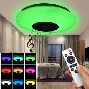 72w Rgb Hudobné Farebné Led Stropné Svetlo Stmievateľná Lampa Bluetooth + Ovládanie App Ac180v~265v