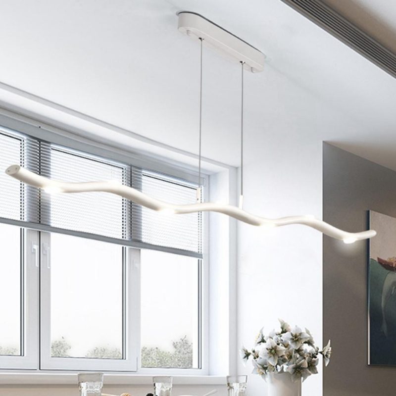 85cm 125cm Moderný Led Luster Závesné Svietidlo Reštaurácia Spálňa Obývacia Izba Svetlo Ac85-265v