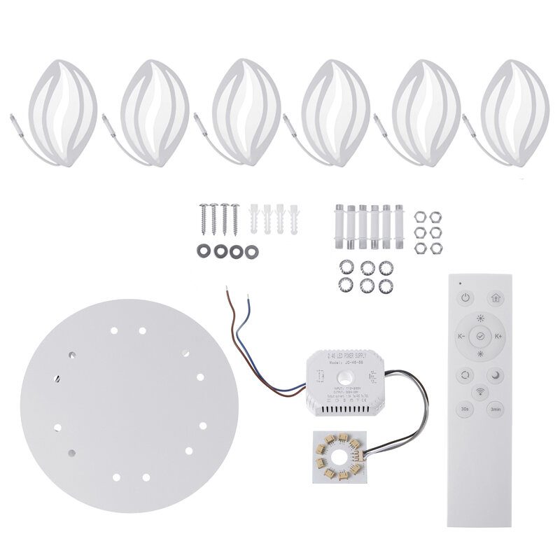 Ac110-220v 7200lm 660led Akrylátové Stropné Svietidlo Na Diaľkové Ovládanie Spálňa Obývacia Izba