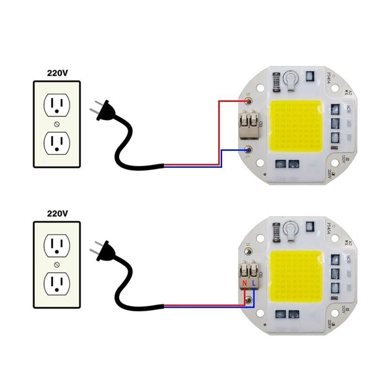 Ac110v/220v Cob Led Čip Na Pestovanie Svetla Plného Spektra 380-780nm Sadenice Rastlín