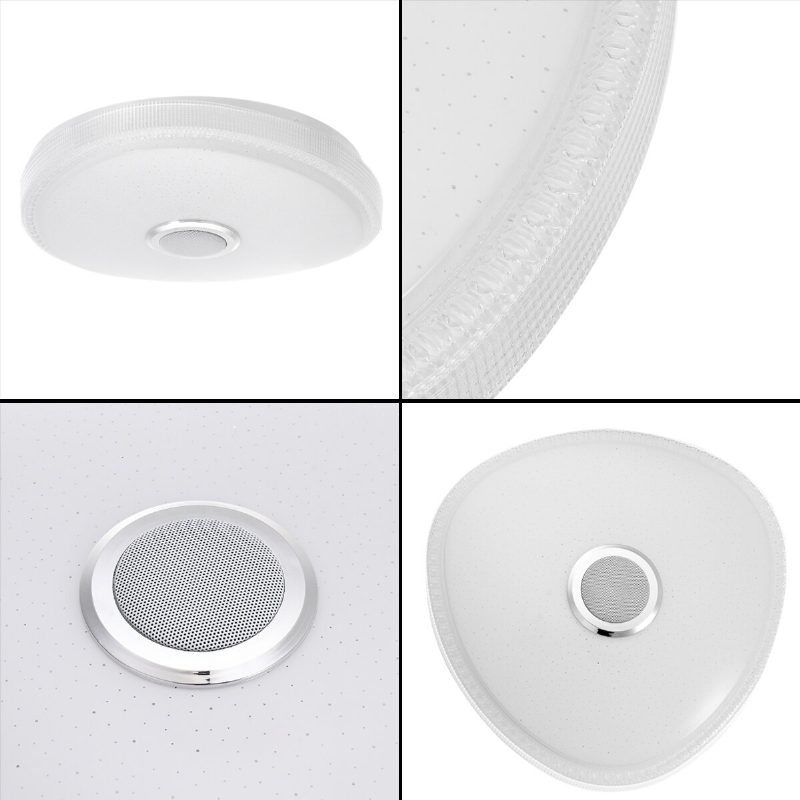 Ac110v-220v Inteligentné Stropné Led Svietidlo S Diaľkovým Ovládaním 14.96-palcovej Lampy S Nastaviteľnou Aplikáciou / Bluetooth Home