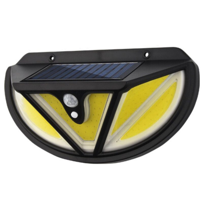 Arilux 118smd/ 117cob Led Solárne Svetlo Ľudské Telo Indukčný Snímač Pohybu Nástenné Vonkajšie Vodotesné Ip65