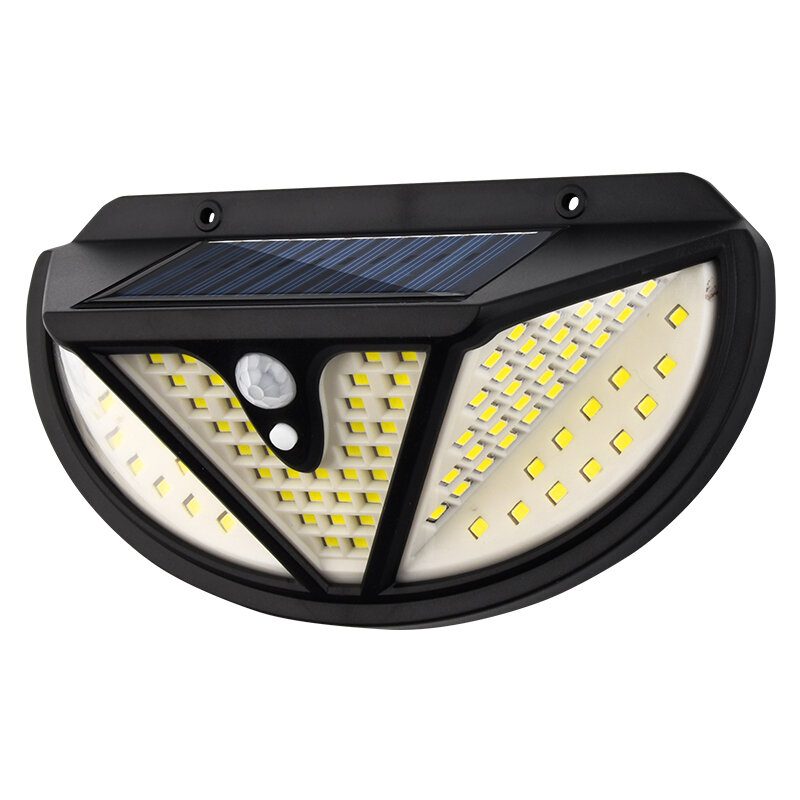 Arilux 118smd/ 117cob Led Solárne Svetlo Ľudské Telo Indukčný Snímač Pohybu Nástenné Vonkajšie Vodotesné Ip65