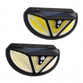 Arilux 118smd/ 117cob Led Solárne Svetlo Ľudské Telo Indukčný Snímač Pohybu Nástenné Vonkajšie Vodotesné Ip65