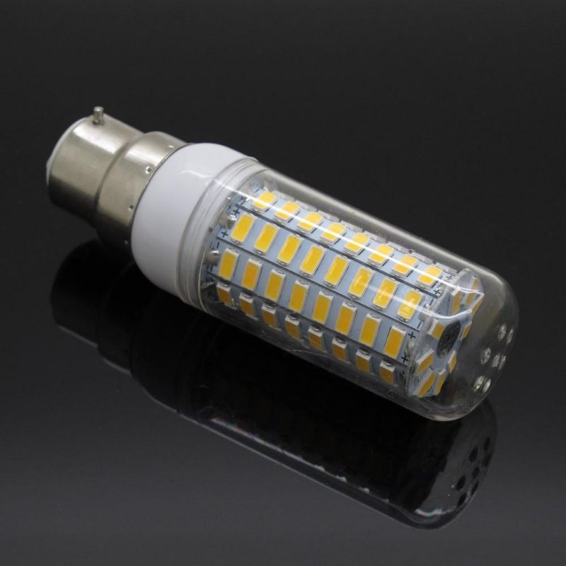 B22 5w 6w 7w 8w 10w 12w Ultra Bright Smd5730 Led Žiarovka Kukuričná Luster Light Ac110v