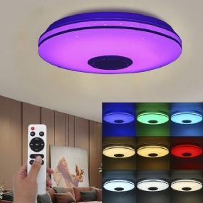 Bluetooth Wifi Led Stropné Svetlo Rgb Music Speaker Stmievateľná Lampa App Remote