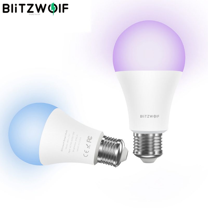 Bw-lt21 Rgbww 10w E27 App Inteligentná Led Žiarovka Práca S Amazon Alexa Google Assistant Ac100-240v