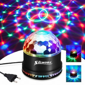 Diskotékové Svetlá Solmore 51 Led Diód Party Stage 12 W Rgb Disco Ball Light Sound Jedinečný Efekt Sekvenčného Blikania Pre Deti Festival Narodeninový Párty Bar