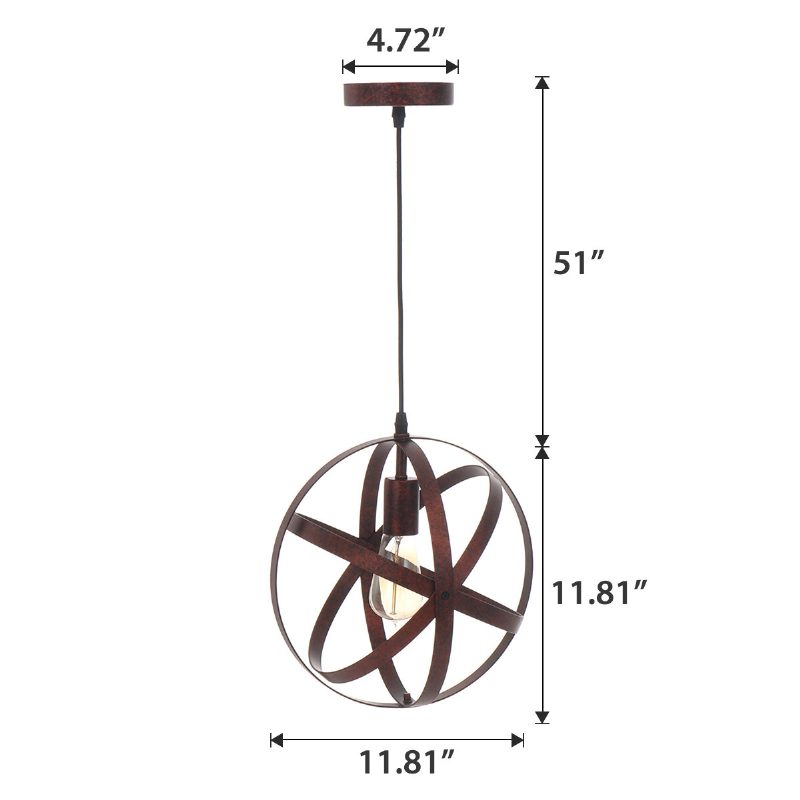 E26 Ac110v 60w Vintage Globe Žehlička Závesná Lampa Kuchyňa Jedáleň Reštaurácia Stropné Svietidlo Dekor