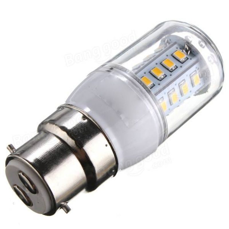 E27/e14/g9/gu10/b22 3.3w 30 Smd 2835 Led Žiarovka Kukuričná Teplá Biela/biela 110v