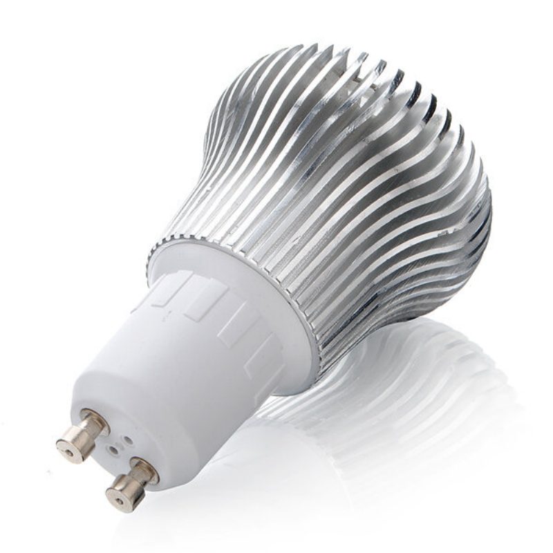 Gu10 6w 3 Led Biela Vysokovýkonná Led Žiarovka Bodového Svetla 110-240v