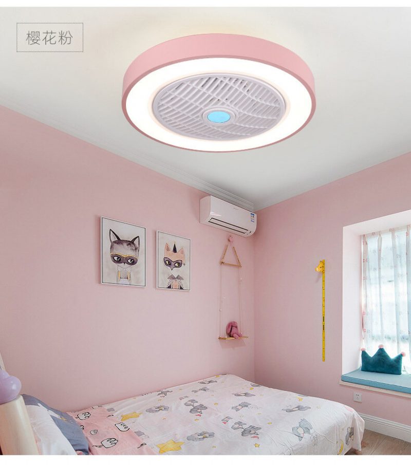 Inteligentný Stropný Ventilátor S Diaľkovým Ovládaním Mobilný Telefón Wi-fi Vnútorná Domáca Dekorácia S Ľahkým Moderným Osvetlením Kruhová Lampa