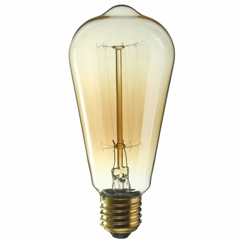 Kingso 2ks 110v 60w Edison Retro Series Volfrámová Lampa Rovný Drôt