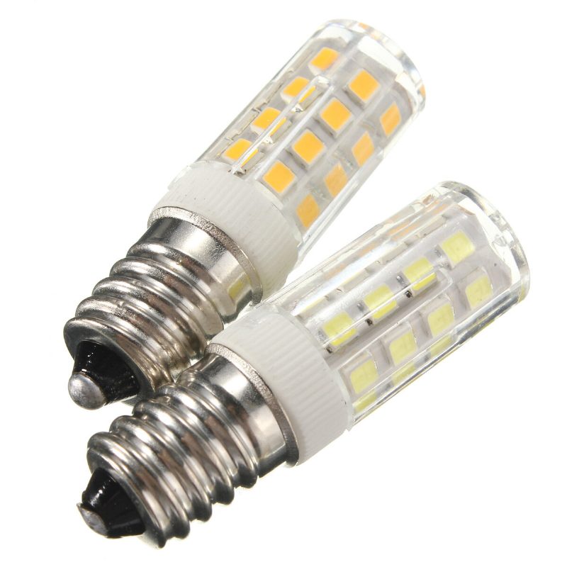 Kingso E14 5w Led Žiarovka 2835 35smd 430lm Nestmievateľná Teplá Biela Čisto Lampa Kukuričného Svetla 360 Stupňov Uhol Vyžarovania 240 V Ac