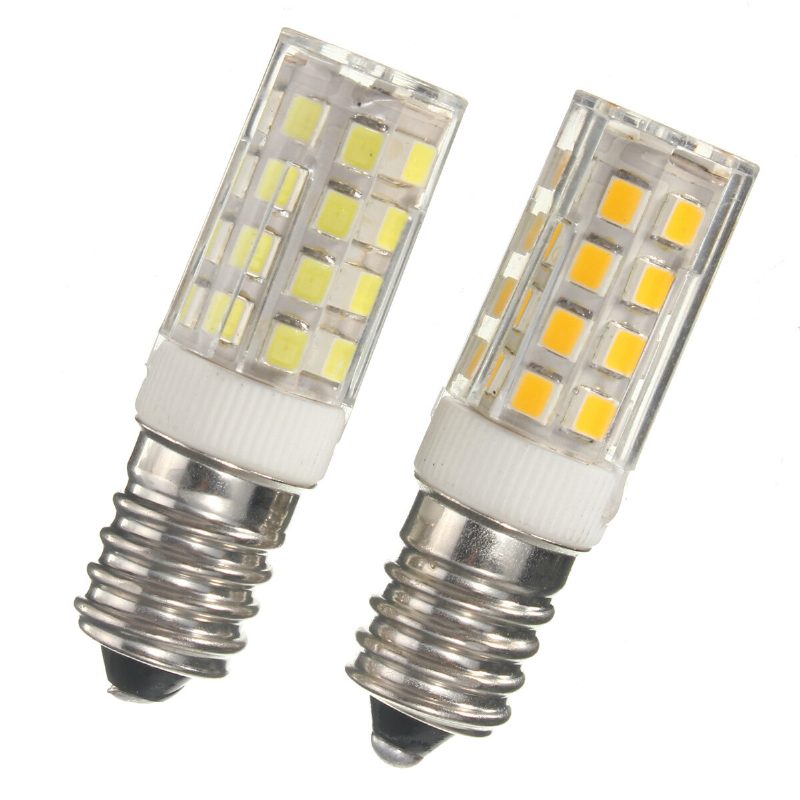 Kingso E14 5w Led Žiarovka 2835 35smd 430lm Nestmievateľná Teplá Biela Čisto Lampa Kukuričného Svetla 360 Stupňov Uhol Vyžarovania 240 V Ac