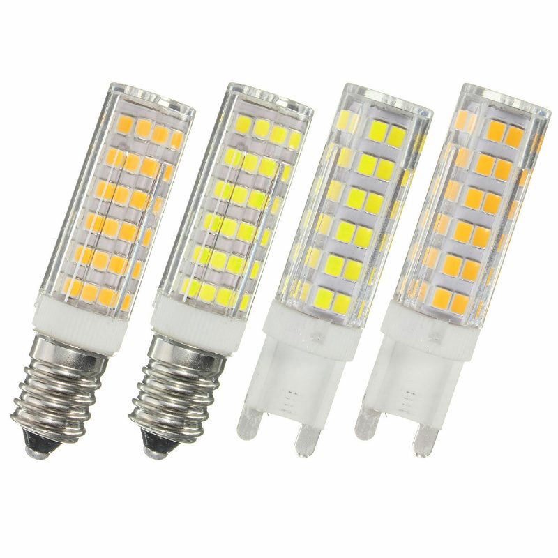 Kingso G9 E14 5.8w 220v Led Halogénová Žiarovka 550lm Nestmievateľná 76smd 2835 Svetelná Lampa 360°