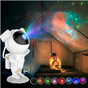 Led Creative Astronaut Galaxy Projector Lamp Gypsophila Projection Hviezdne Nočné Svetlo Pre Deti Home Dekor
