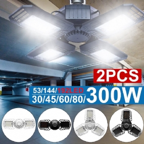 Led Garážové Svietidlo 360 Stupňov Deformovateľné 2835 Led Stropné Pre Dielenské Skladacie Štvorlistové Deformačné