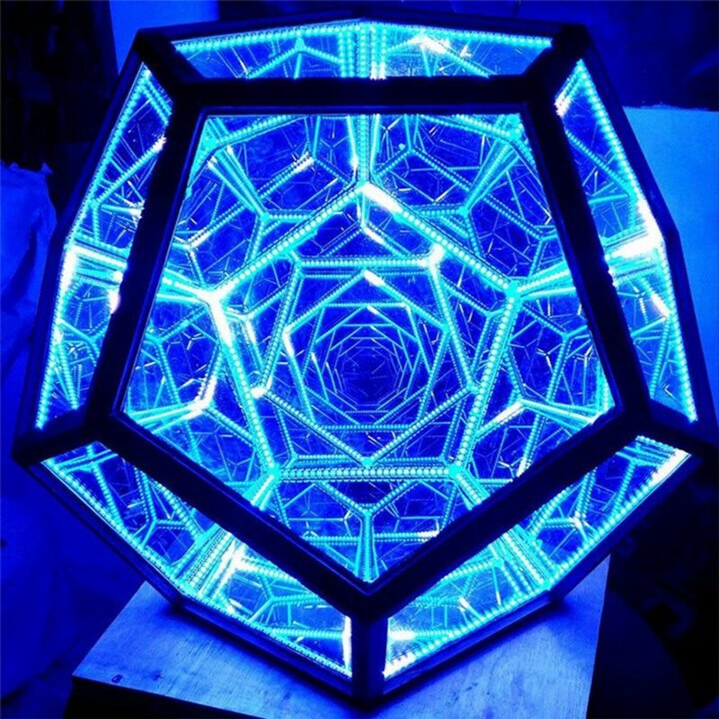 Led Nočné Svetlo Infinite Dodecahedron Color Umenie Dekor Novinka Vianočný Darček Cool Technology Dekorácia Home Decor