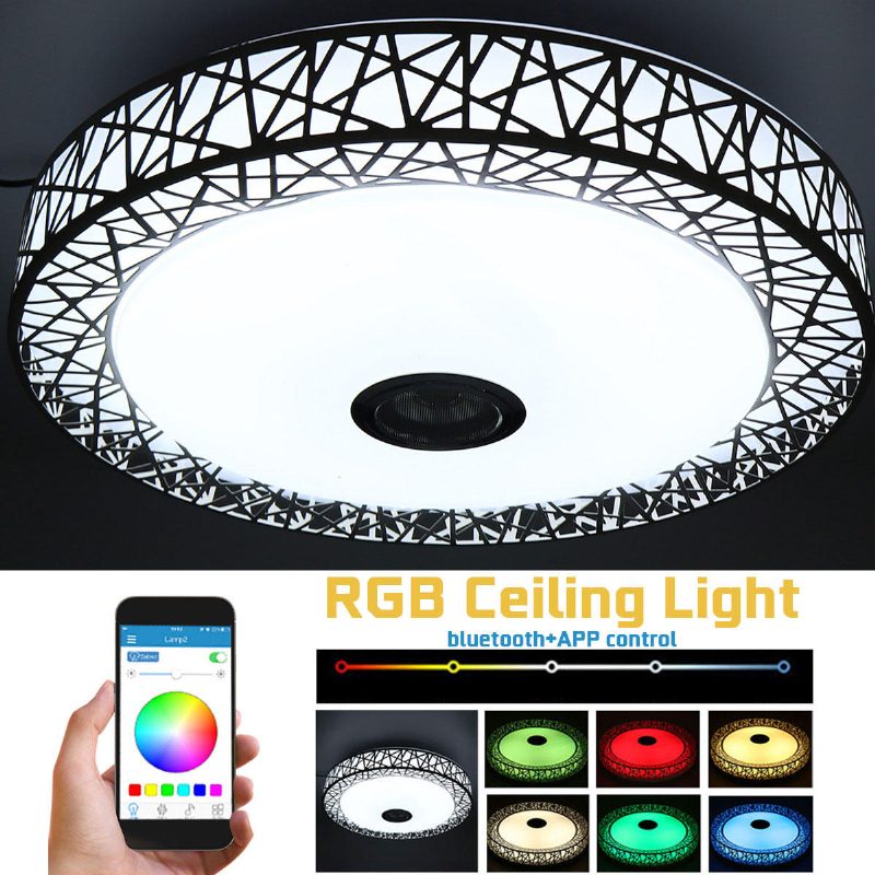 Led Rgb Stropné Svetlo Bluetooth Sound Lamp Diaľkové Ovládanie App 100-240v