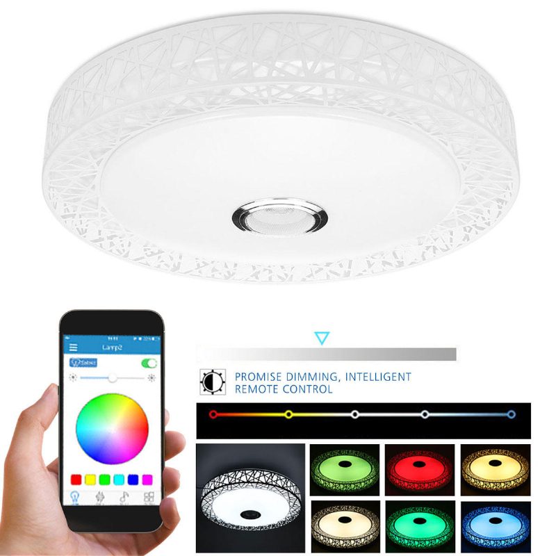 Led Rgb Stropné Svetlo Bluetooth Sound Lamp Diaľkové Ovládanie App 100-240v