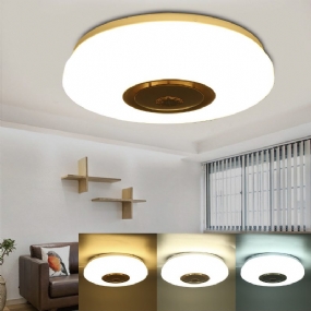 Led Stropná Lampa Stmievateľná App Ovládanie 85-265v Dymový Hlásič Moderné Minimalistické Akrylátové Okrúhle Osvetlenie Obývacia Spálňa Študovňa Domov